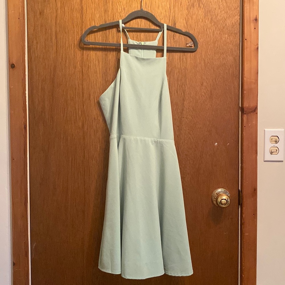 LULUS seafoam green dress size small. Worn once and in great condition